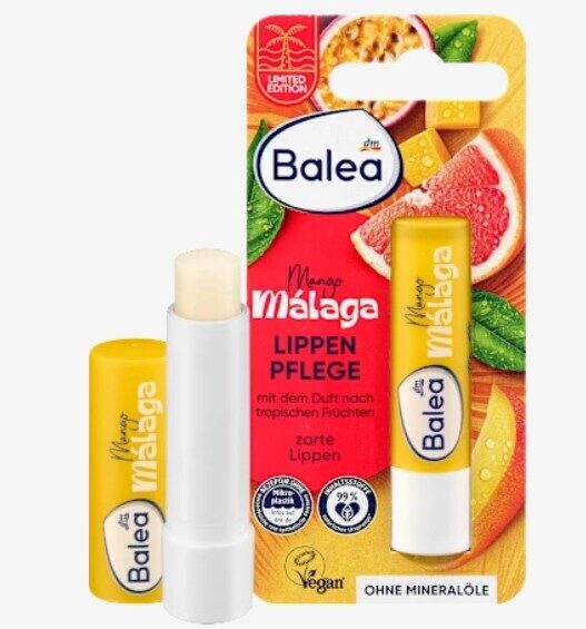 Balea lūpu kopšanas balzāms Mango Malaga 4,8 g